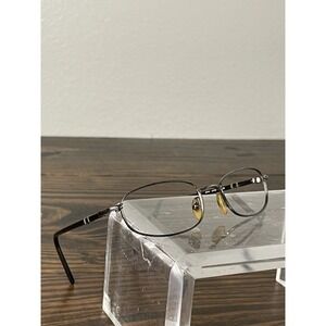 Persol 2074-V-513 Unisex Brown Metal Oval Full Rim Eyeglasses Frame 51-19-135